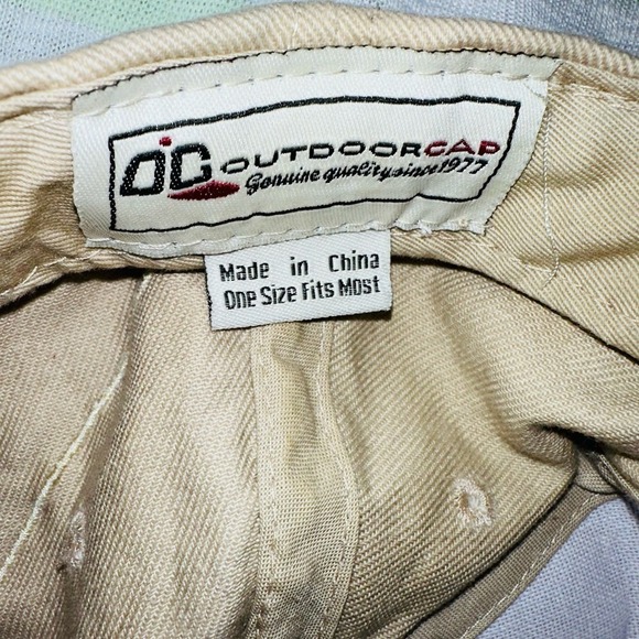 Vintage OC OutdoorCap Striper Fishing Embroideredd Baseball Cap - Picture 6 of 9